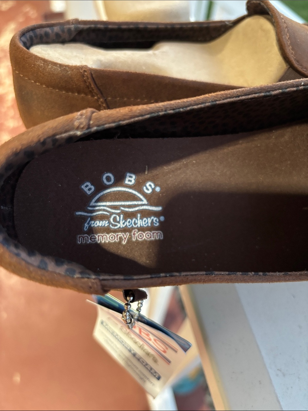 Skechers Women’s Brown Suede Slip-On Loafers NWT size 9 - Picture 9 of 11